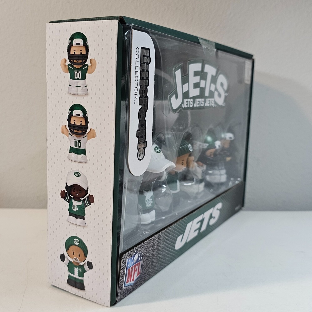 Fisher Price Little People NFL The New York Jets 4 Figure Collector Set - Picture 3 of 6